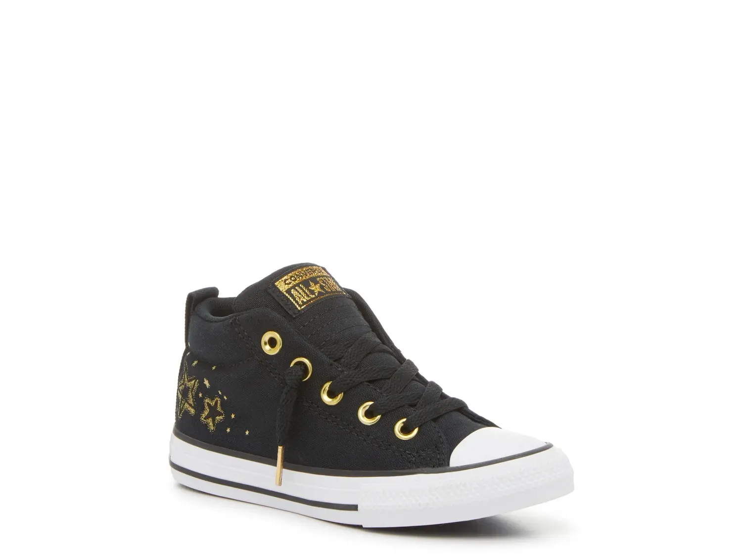Кроссовки Converse Chuck Taylor All Star Street — детские, черный/золотой металлик
Кроссовки Converse Chuck Taylor All Star Street — детские, черный/золотой металлик