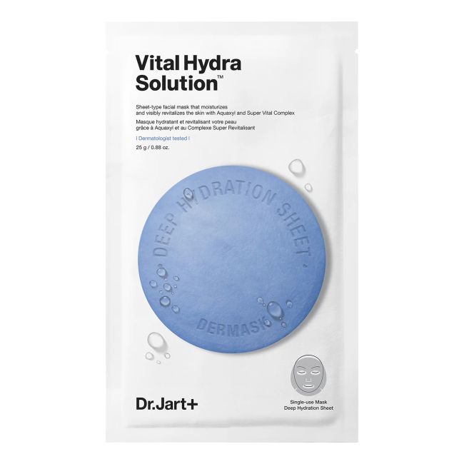 Маска для лица Vital Hydra Solution Dr.Jart+, 25 гр
Маска для лица Vital Hydra Solution Dr.Jart+, 25 гр