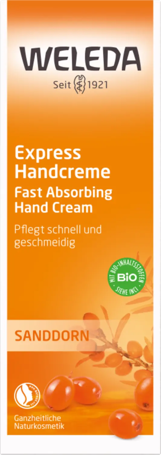 Крем для рук Weleda Sanddorn Express Handcreme
Крем для рук Weleda Sanddorn Express Handcreme