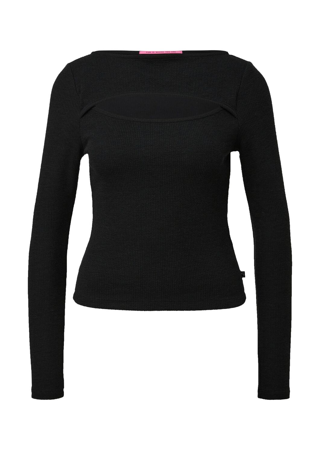 QS Лонгслив в черном цвете
QS Лонгслив в черном цвете