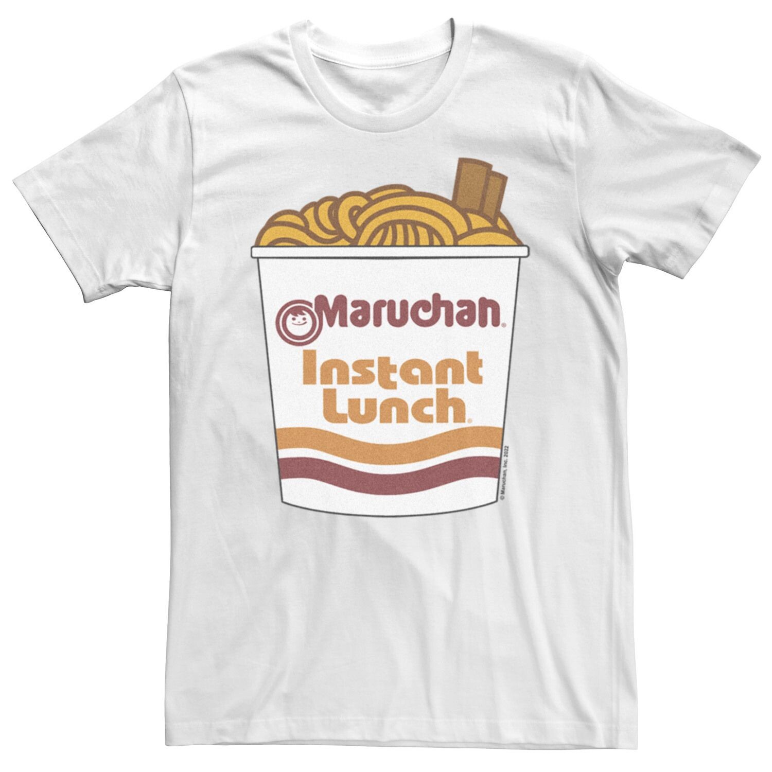 Мужская футболка с логотипом Maruchan Cup Of Noodles и Chopsticks Licensed Character 
Мужская футболка с логотипом Maruchan Cup Of Noodles и Chopsticks Licensed Character