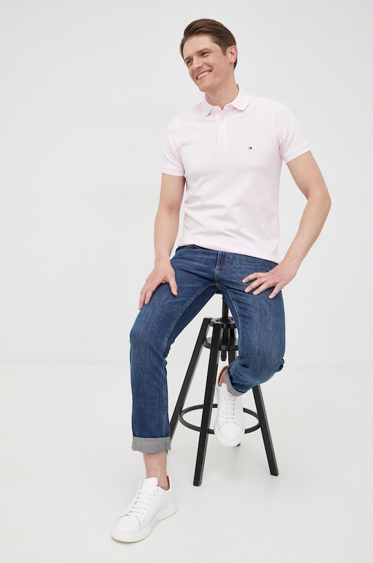 Хлопковая поло Tommy Hilfiger, розовый
Хлопковая поло Tommy Hilfiger, розовый