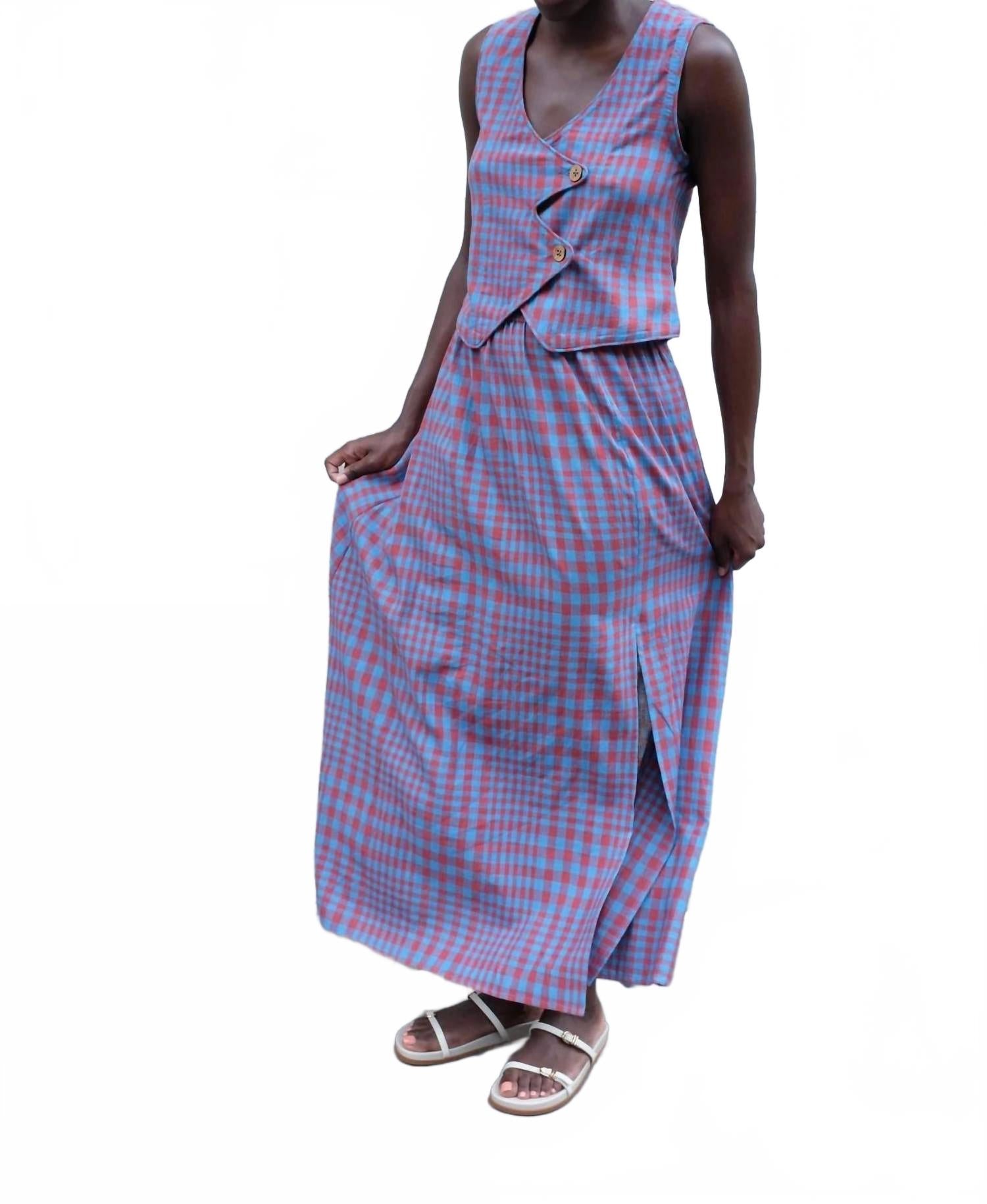 Юбка макси Carmen из ткани Beacon Chex Rujuta Sheth, Beacon Chex
Юбка макси Carmen из ткани Beacon Chex Rujuta Sheth, Beacon Chex