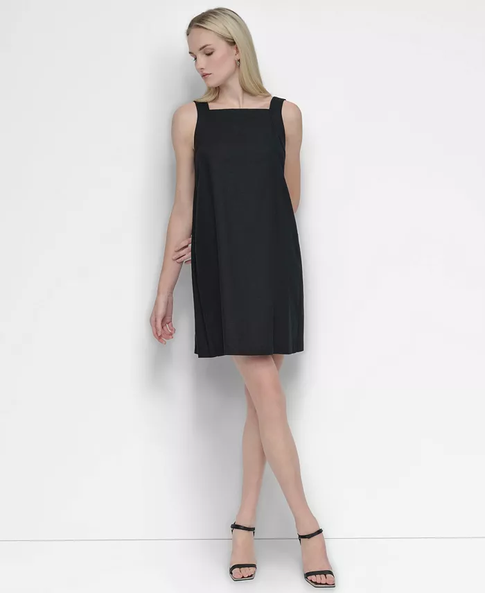 Женское платье-трапеция без рукавов с бантом на спине DKNY, черный
Женское платье-трапеция без рукавов с бантом на спине DKNY, черный