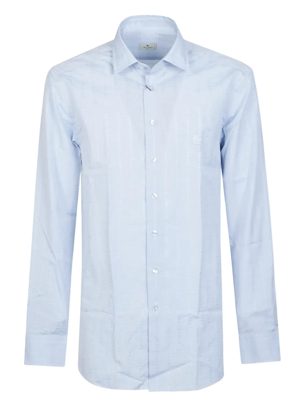 Рубашка из хлопка в полоску ETRO, синий 
Рубашка из хлопка в полоску ETRO, синий