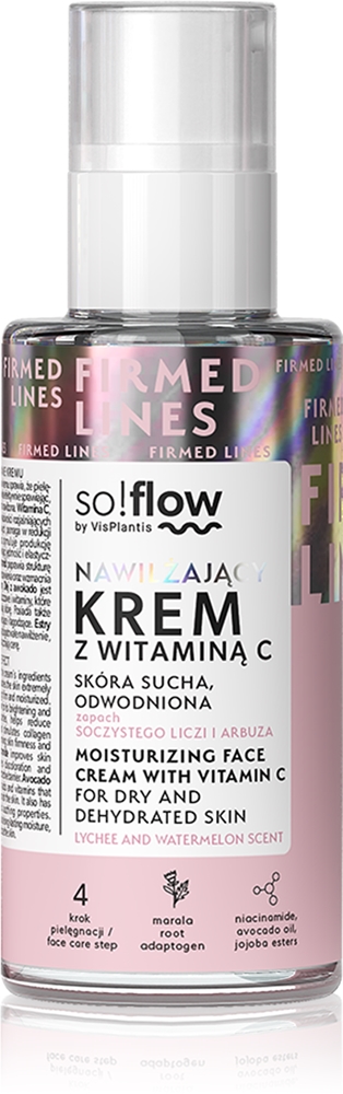 Увлажняющий крем для лица с витамином С Увлажняющий крем с витамином С So!Flow, 50 мл
Увлажняющий крем для лица с витамином С Увлажняющий крем с витамином С So!Flow, 50 мл