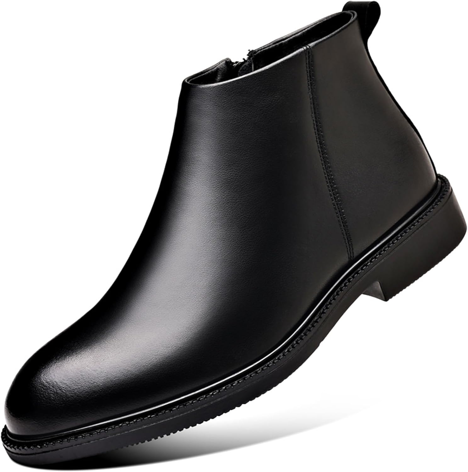 Мужские черные кожаные ботинки Челси с боковой молнией и невысоким каблуком, деловая обувь для мужчин. Элегантный легкий дизайн, удобная обувь для формального офиса и бизнеса Psieicwm
Мужские черные кожаные ботинки Челси с боковой молнией и невысоким каблуком, деловая обувь для мужчин. Элегантный легкий дизайн, удобная обувь для формального офиса и бизнеса Psieicwm