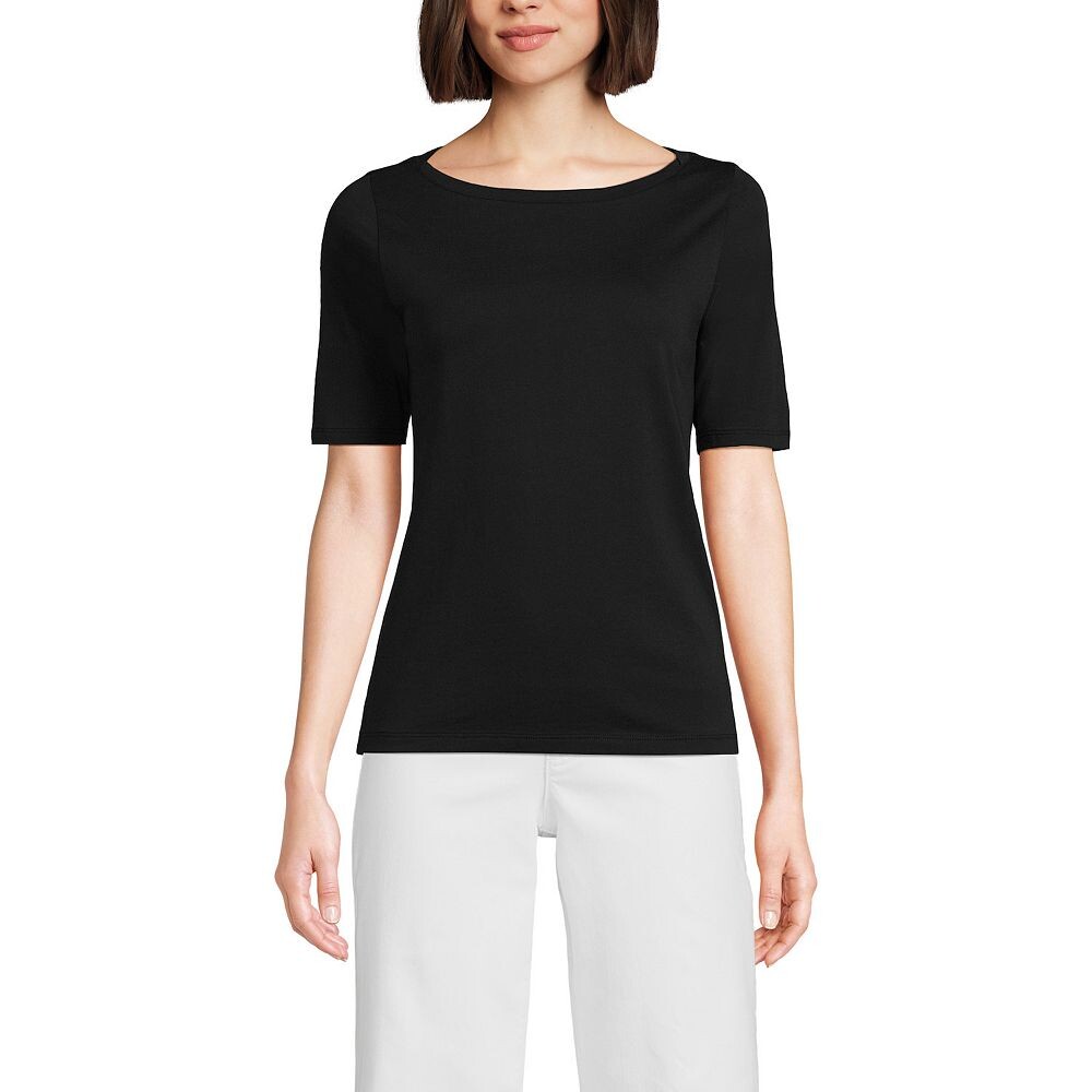 Женский топ Lands End Supima Lands' End, черный
Женский топ Lands End Supima Lands' End, черный