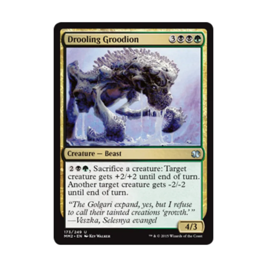 CCG Слюнящий Гродион (U), MTG - Modern Masters 2015
CCG Слюнящий Гродион (U), MTG - Modern Masters 2015