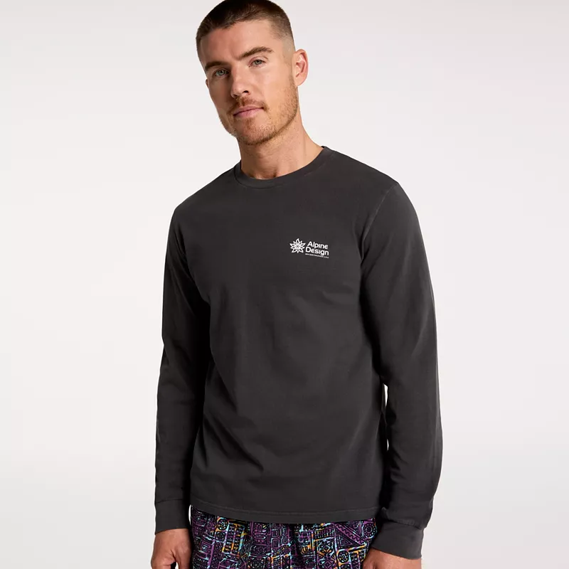 Мужская футболка с логотипом Alpine Design с длинными рукавами, цвет Midnight Black
Мужская футболка с логотипом Alpine Design с длинными рукавами, цвет Midnight Black