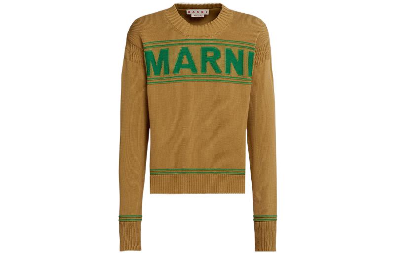 Джемпер с интарсией Logo MARNI, желтый
Джемпер с интарсией Logo MARNI, желтый