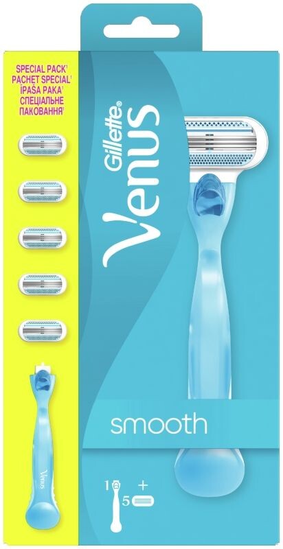 Gillette Venus женская бритва, 1 шт.
Gillette Venus женская бритва, 1 шт.