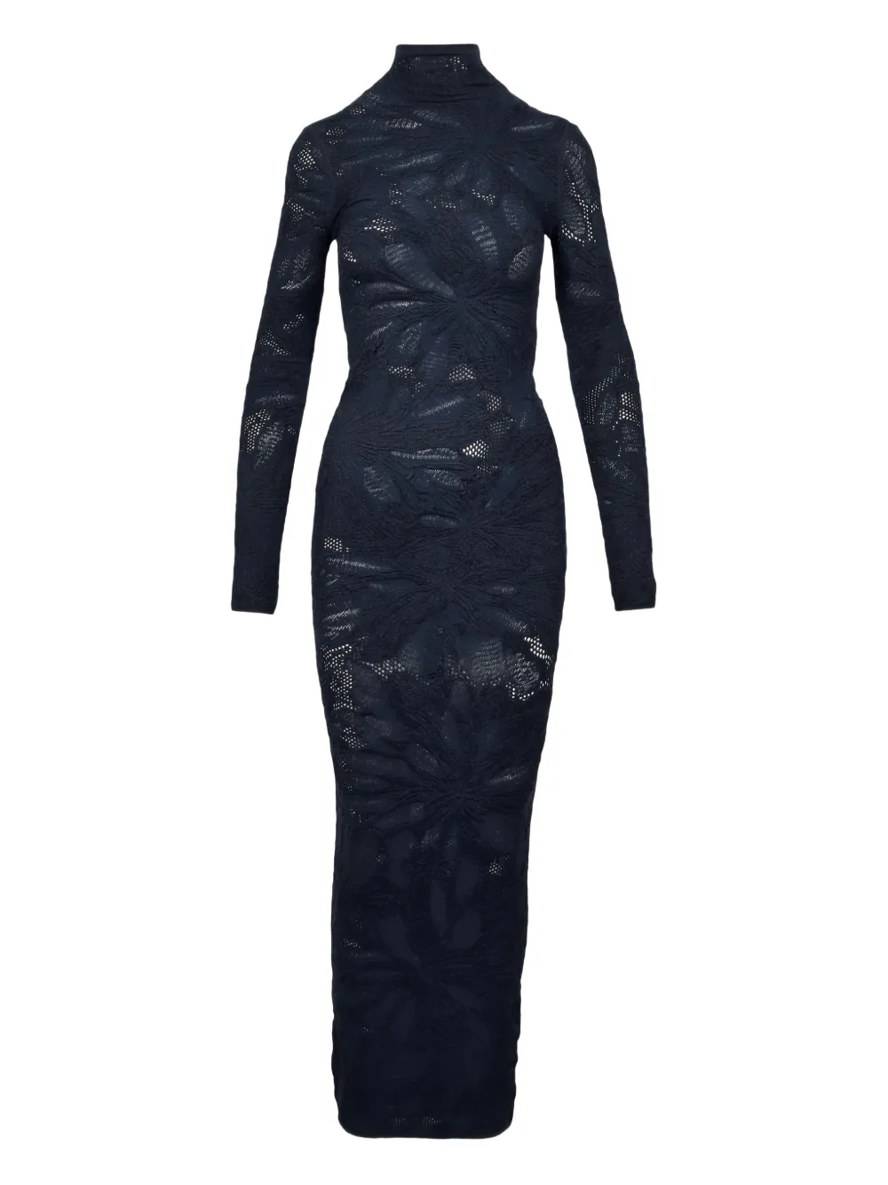 Макси-платье с цветочным принтом и высоким воротом Alaïa, синий
Макси-платье с цветочным принтом и высоким воротом Alaïa, синий