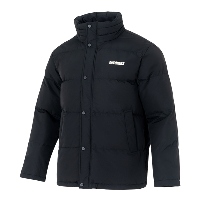 Skechers Пуховик мужской Pitch Black со стойкой
Skechers Пуховик мужской Pitch Black со стойкой
