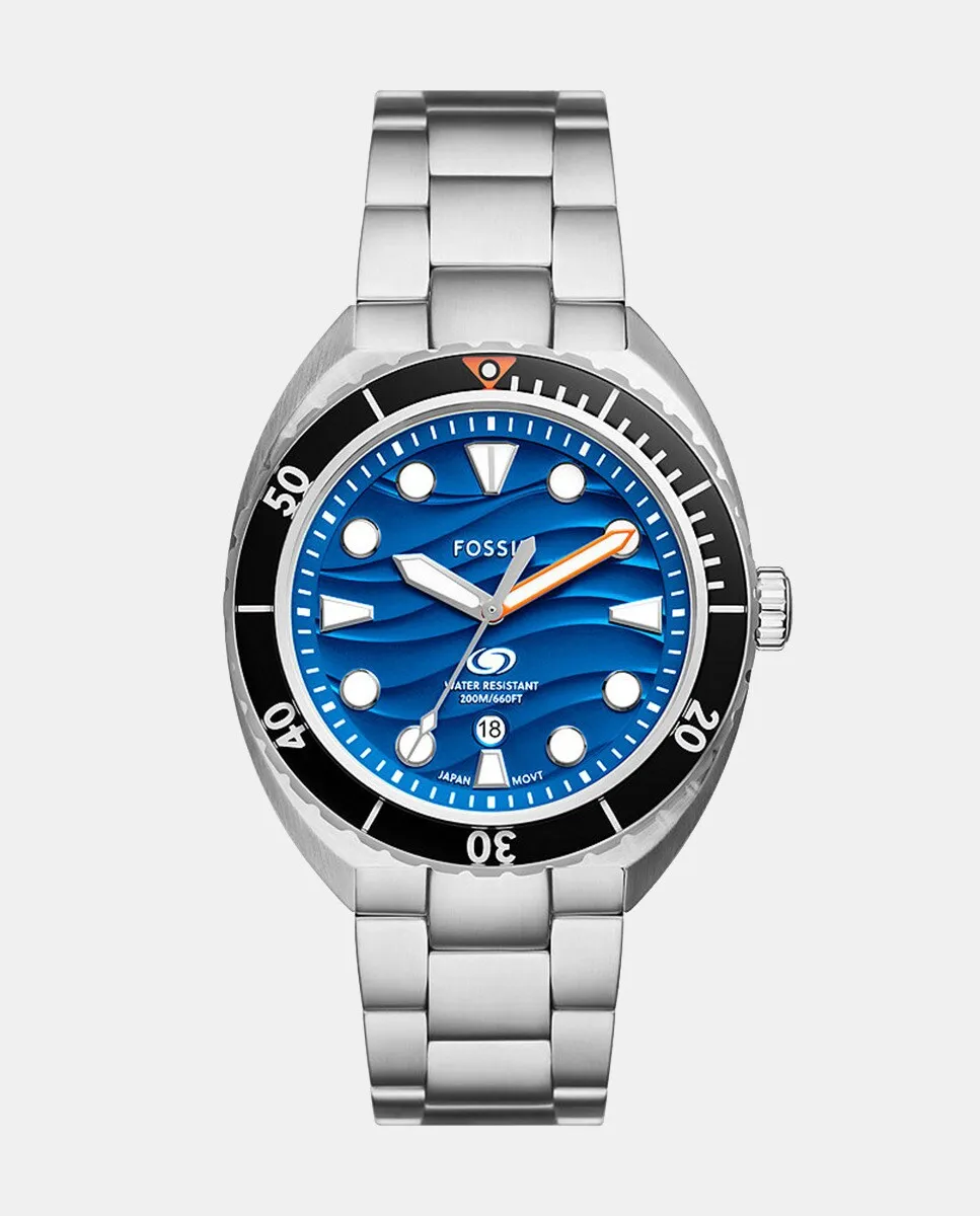 Стальные мужские часы FS6064 Fossil, серебряный 
Стальные мужские часы FS6064 Fossil, серебряный