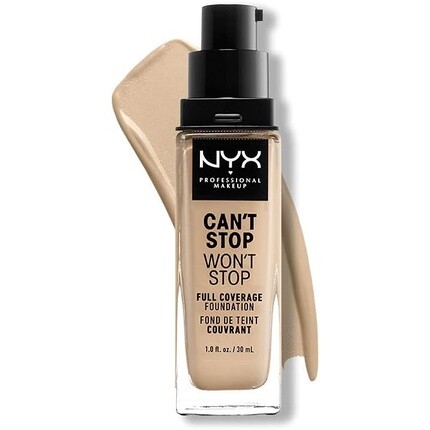 Can'T Stop Won'T Stop Тональный крем с полным покрытием Vegan Formula Matte Finish Оттенок Nude 06.5, Nyx Professional Makeup
Can'T Stop Won'T Stop Тональный крем с полным покрытием Vegan Formula Matte Finish Оттенок Nude 06.5, Nyx Professional Makeup