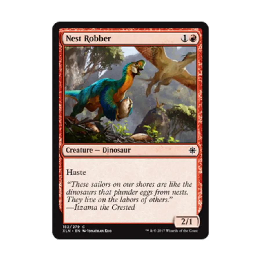 CCG Грабитель гнезда (клавиша C), MTG - Ixalan
CCG Грабитель гнезда (клавиша C), MTG - Ixalan