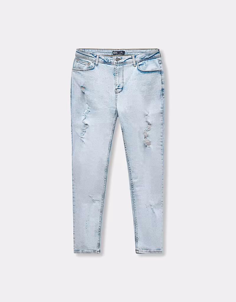 Джинсы Distressed Slim Fit светло-голубого цвета Hera
Джинсы Distressed Slim Fit светло-голубого цвета Hera