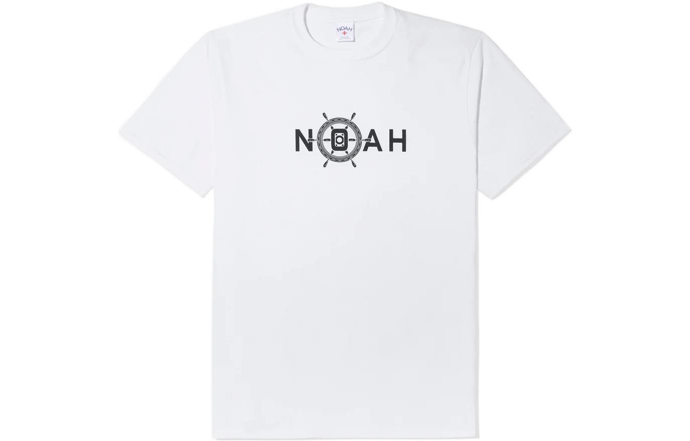 Футболка с принтом штурвала NOAH, белый
Футболка с принтом штурвала NOAH, белый