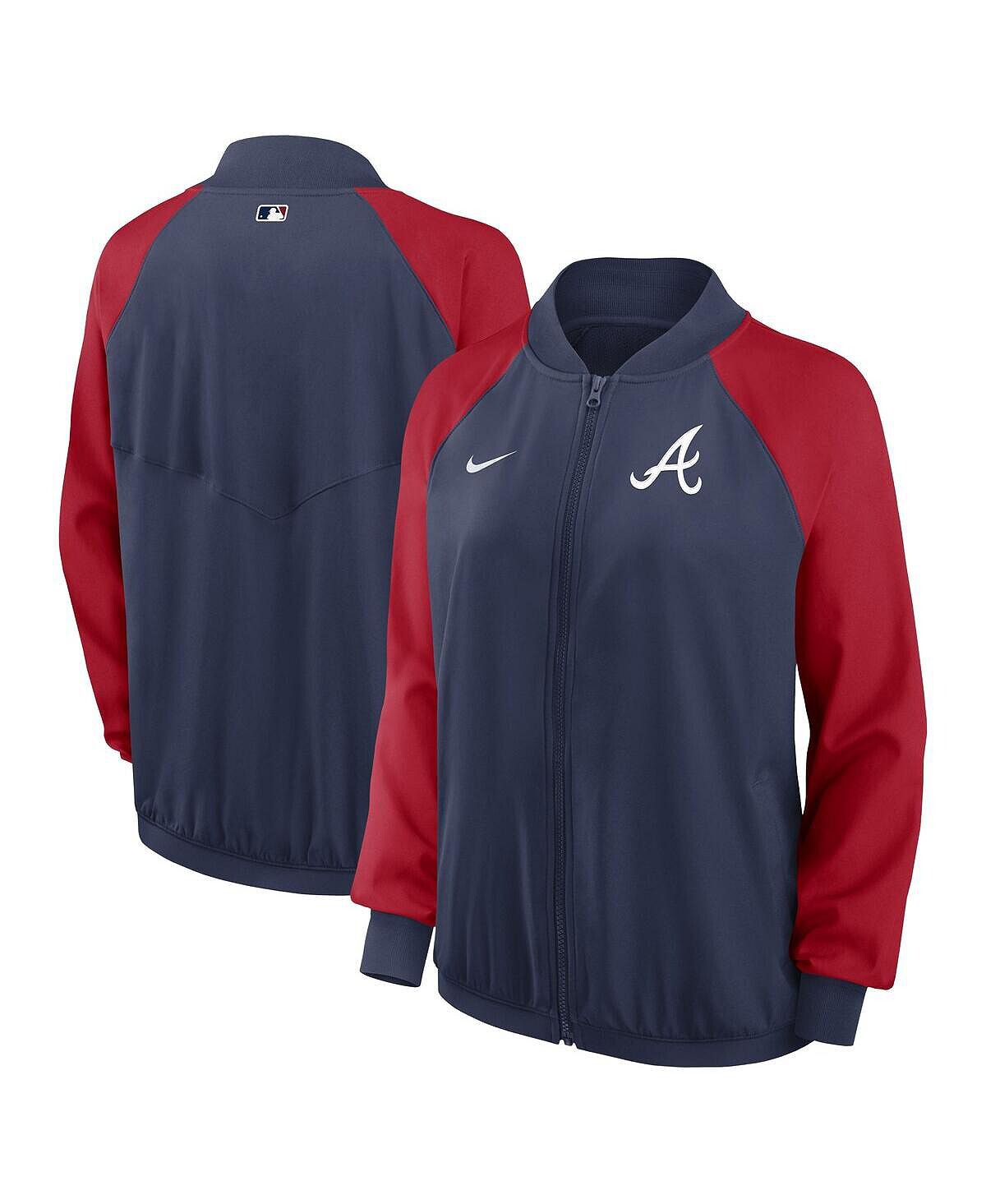 Женская темно-синяя куртка с молнией во всю длину Atlanta Braves Authentic Collection Team Raglan Performance Nike, темно-синий
Женская темно-синяя куртка с молнией во всю длину Atlanta Braves Authentic Collection Team Raglan Performance Nike, темно-синий