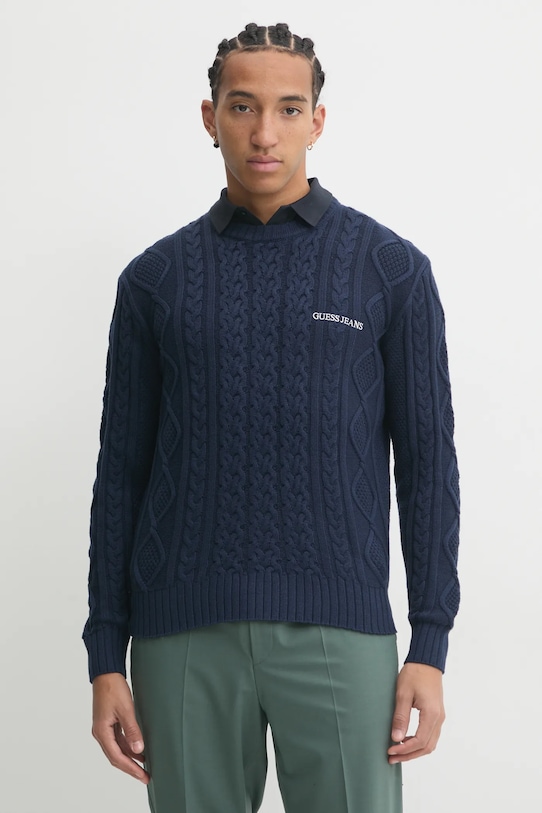 Свитер с добавлением шерсти Guess Jeans, темно-синий
Свитер с добавлением шерсти Guess Jeans, темно-синий
