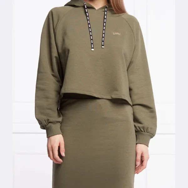 Укороченная толстовка Liu Jo, зеленый
Укороченная толстовка Liu Jo, зеленый