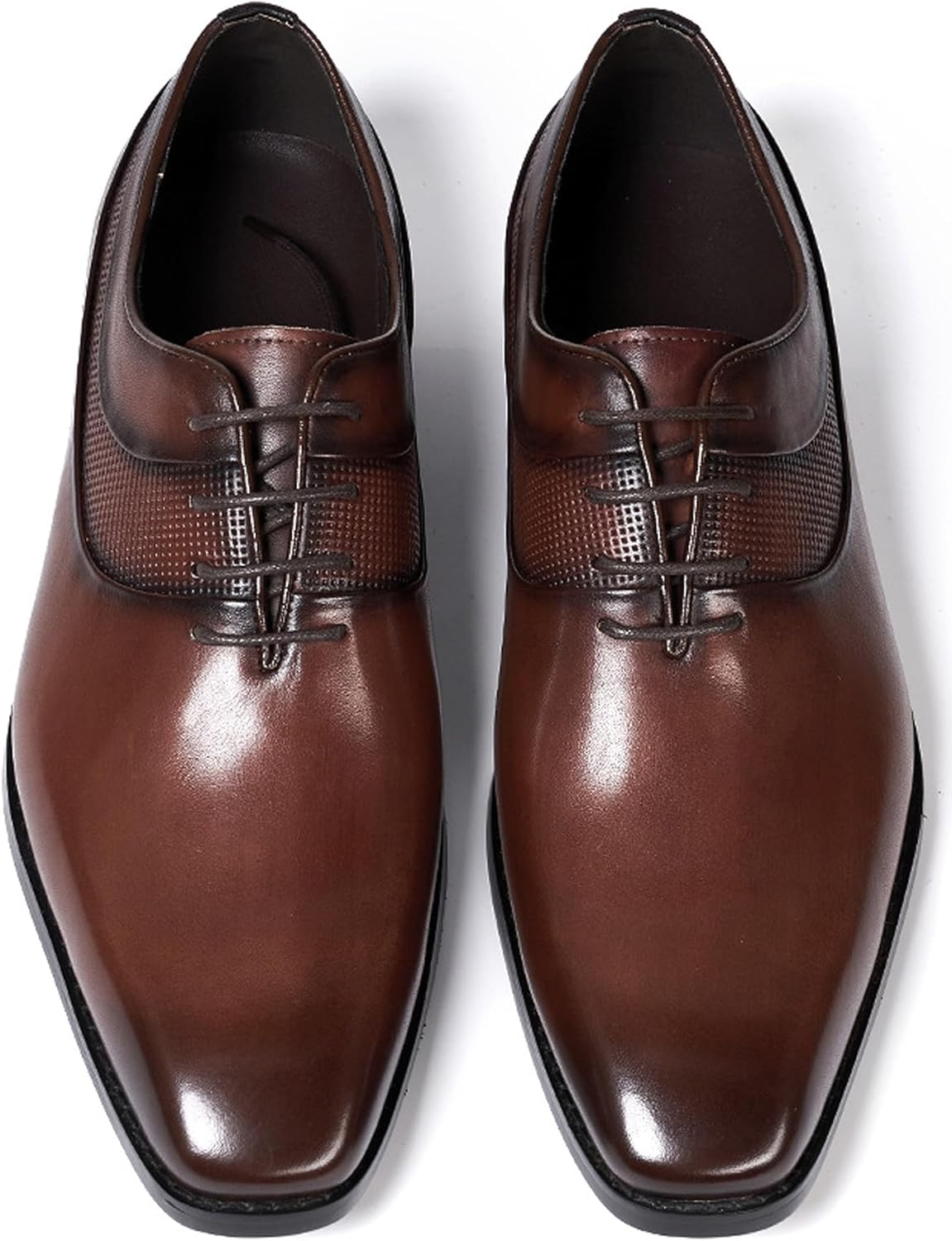 Мужские оксфорды Santimon, туфли из натуральной кожи с гладким носком, подходят к костюму. Модные туфли для мужчин на вечеринку, свадьбу, деловые и повседневные мероприятия. Удобные туфли-дерби для смокинга, коричневый
Мужские оксфорды Santimon, туфли из натуральной кожи с гладким носком, подходят к костюму. Модные туфли для мужчин на вечеринку, свадьбу, деловые и повседневные мероприятия. Удобные туфли-дерби для смокинга, коричневый