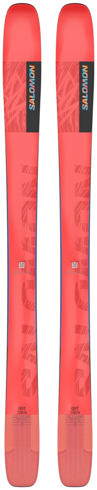 Новые женские лыжи Salomon QST Stella 106 2025 года, длина 157 см
Новые женские лыжи Salomon QST Stella 106 2025 года, длина 157 см