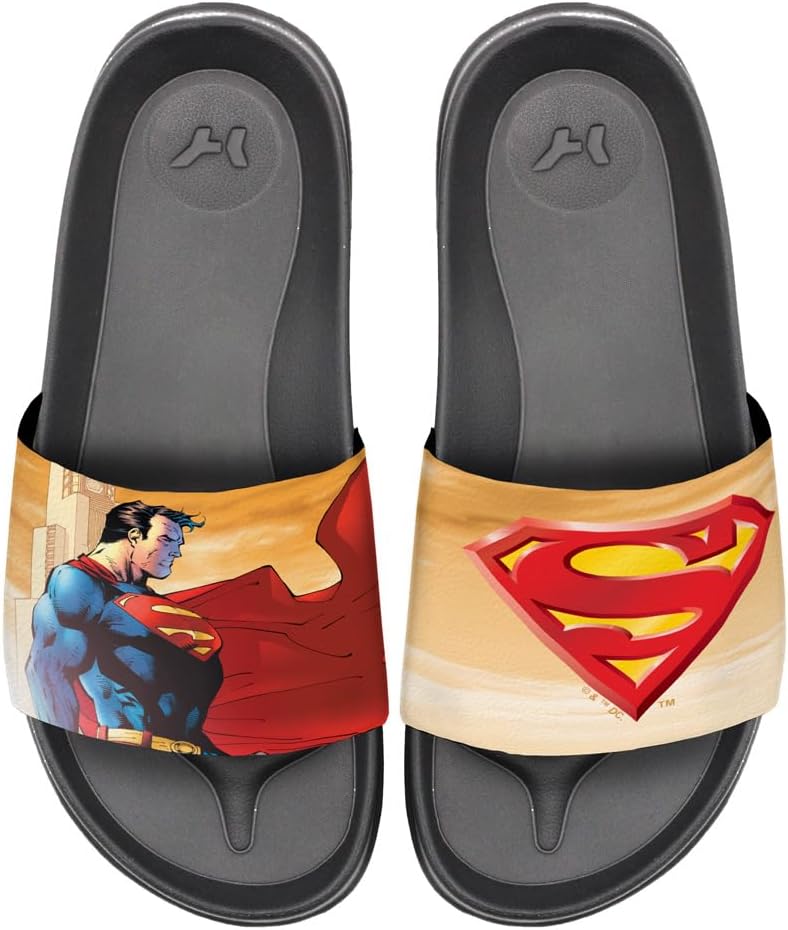 Popfunk Superman Worlds Finest Унисекс взрослые шлепанцы с регулируемой высотой. Официально лицензировано Hypd Slydr Switch, черный
Popfunk Superman Worlds Finest Унисекс взрослые шлепанцы с регулируемой высотой. Официально лицензировано Hypd Slydr Switch, черный