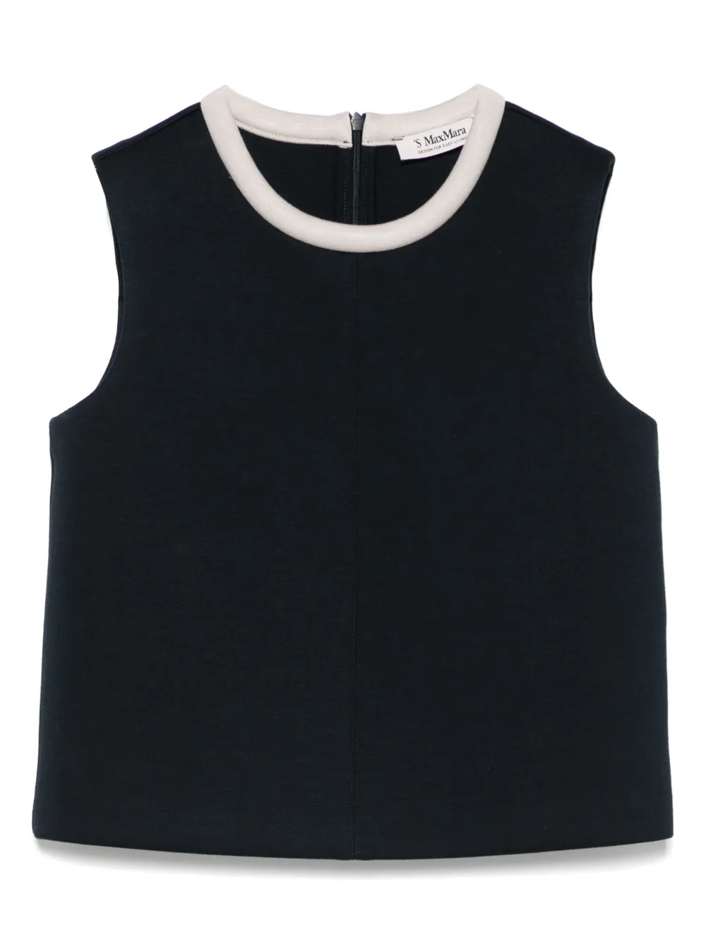 Топ с контрастной отделкой 'S Max Mara, синий 
Топ с контрастной отделкой 'S Max Mara, синий
