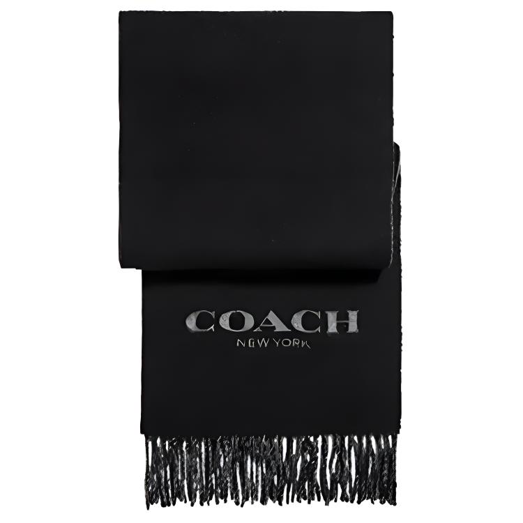 Вязаный шарф для мужчин COACH, черный/серый
Вязаный шарф для мужчин COACH, черный/серый