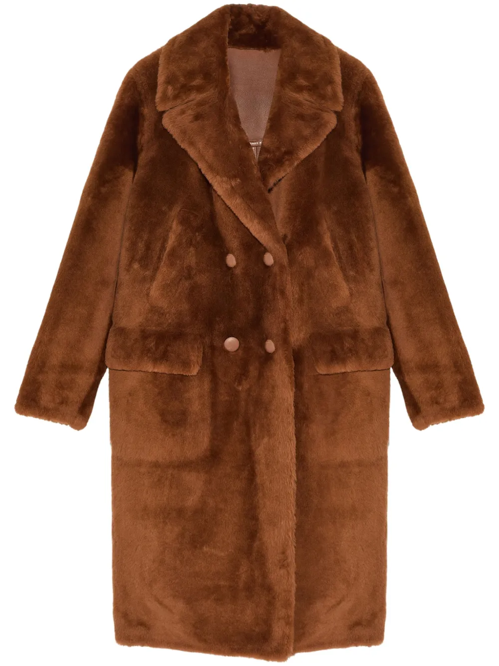 Двубортное пальто YVES SALOMON, коричневый
Двубортное пальто YVES SALOMON, коричневый