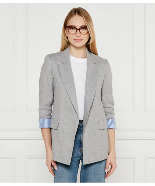 Элегантный льняной жакет с импульсом Straight fit Marella Sport, серый
Элегантный льняной жакет с импульсом Straight fit Marella Sport, серый