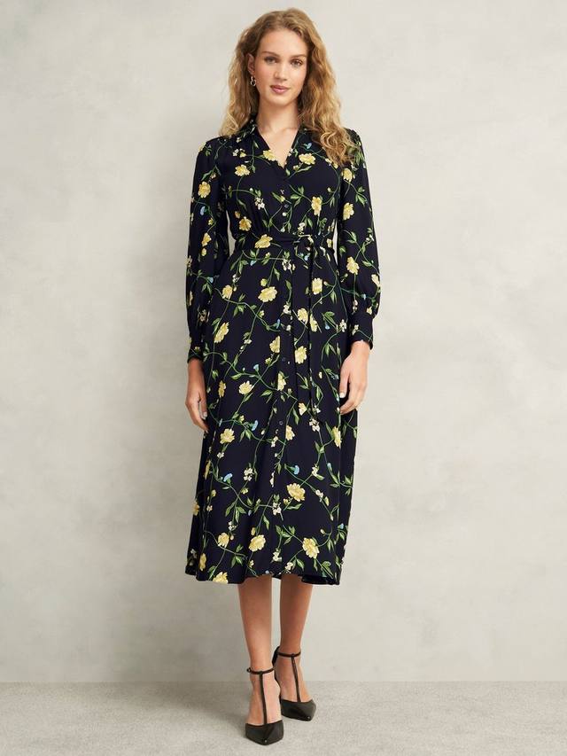 Платье миди-рубашка everly с цветочным рисунком Hobbs, темно-синий/разноцветный
Платье миди-рубашка everly с цветочным рисунком Hobbs, темно-синий/разноцветный
