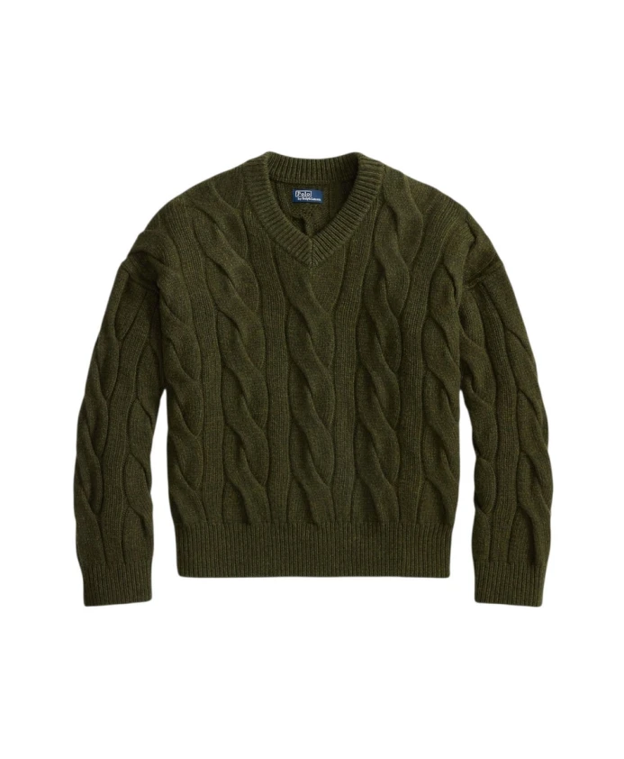 Пуловер с V-образным вырезом Ralph Lauren, зеленый
Пуловер с V-образным вырезом Ralph Lauren, зеленый