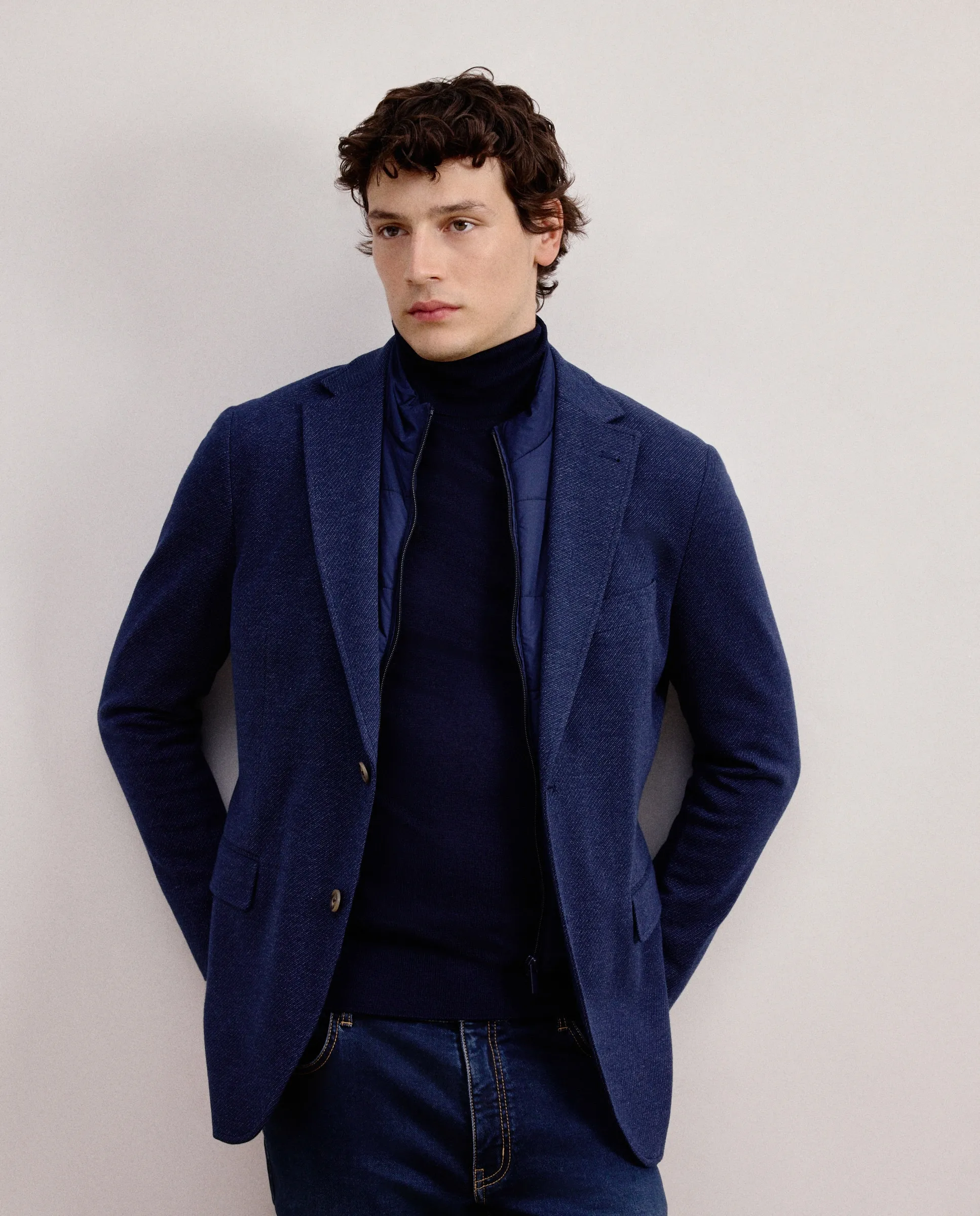 Мужская куртка с диагональной модульной вязкой Dustin, синий
Мужская куртка с диагональной модульной вязкой Dustin, синий