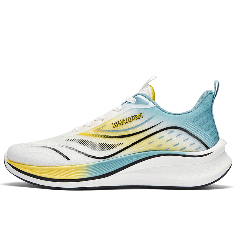 WARRIOR Нескользящие и дышащие кроссовки для марафона с низким верхом, мужские, белые, синие, желтые
WARRIOR Нескользящие и дышащие кроссовки для марафона с низким верхом, мужские, белые, синие, желтые