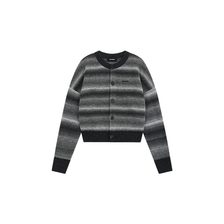 Кардиган в полоску с эффектом омбре WE11DONE, темно-серый
Кардиган в полоску с эффектом омбре WE11DONE, темно-серый