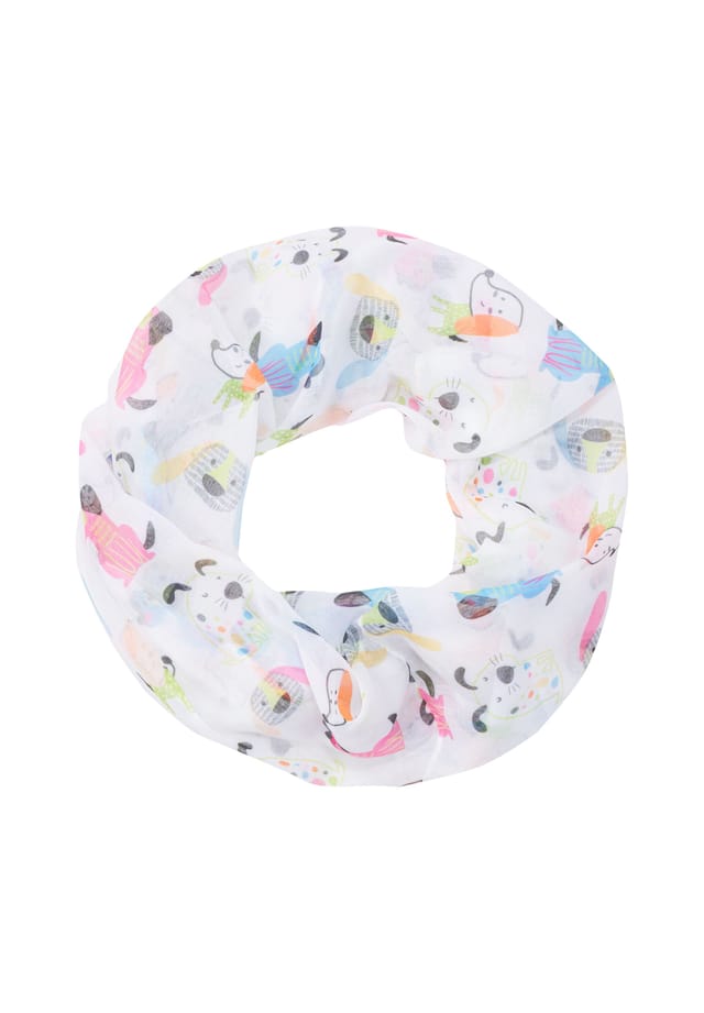 Шарф-Петля нала мягкая тонкая и легкая петля с рисунком собаки Seasons Of April, белый
Шарф-Петля нала мягкая тонкая и легкая петля с рисунком собаки Seasons Of April, белый