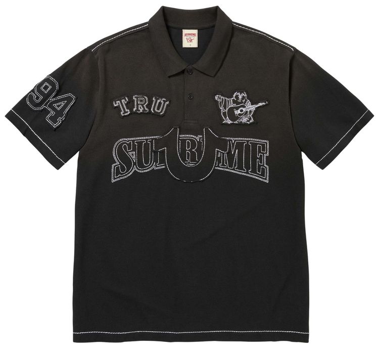 Поло Supreme x True Religion Appliqué, черный
Поло Supreme x True Religion Appliqué, черный