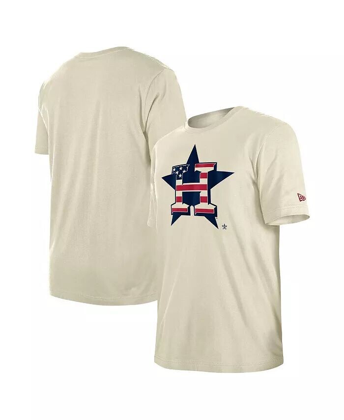 Мужская кремовая футболка с флагом Houston Astros Americana New Era, слоновая кость/кремовый
Мужская кремовая футболка с флагом Houston Astros Americana New Era, слоновая кость/кремовый