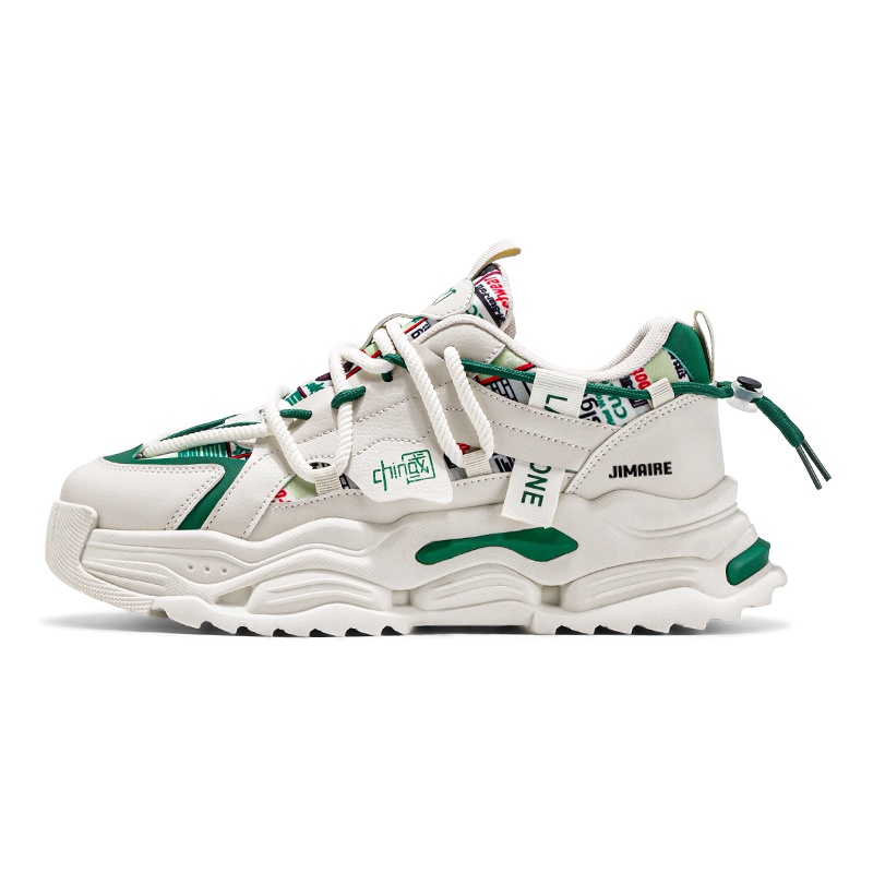 King Jinmai Скользоустойчивые массивные низкие кроссовки мужские бежево-зеленые, цвет Beige Green
King Jinmai Скользоустойчивые массивные низкие кроссовки мужские бежево-зеленые, цвет Beige Green