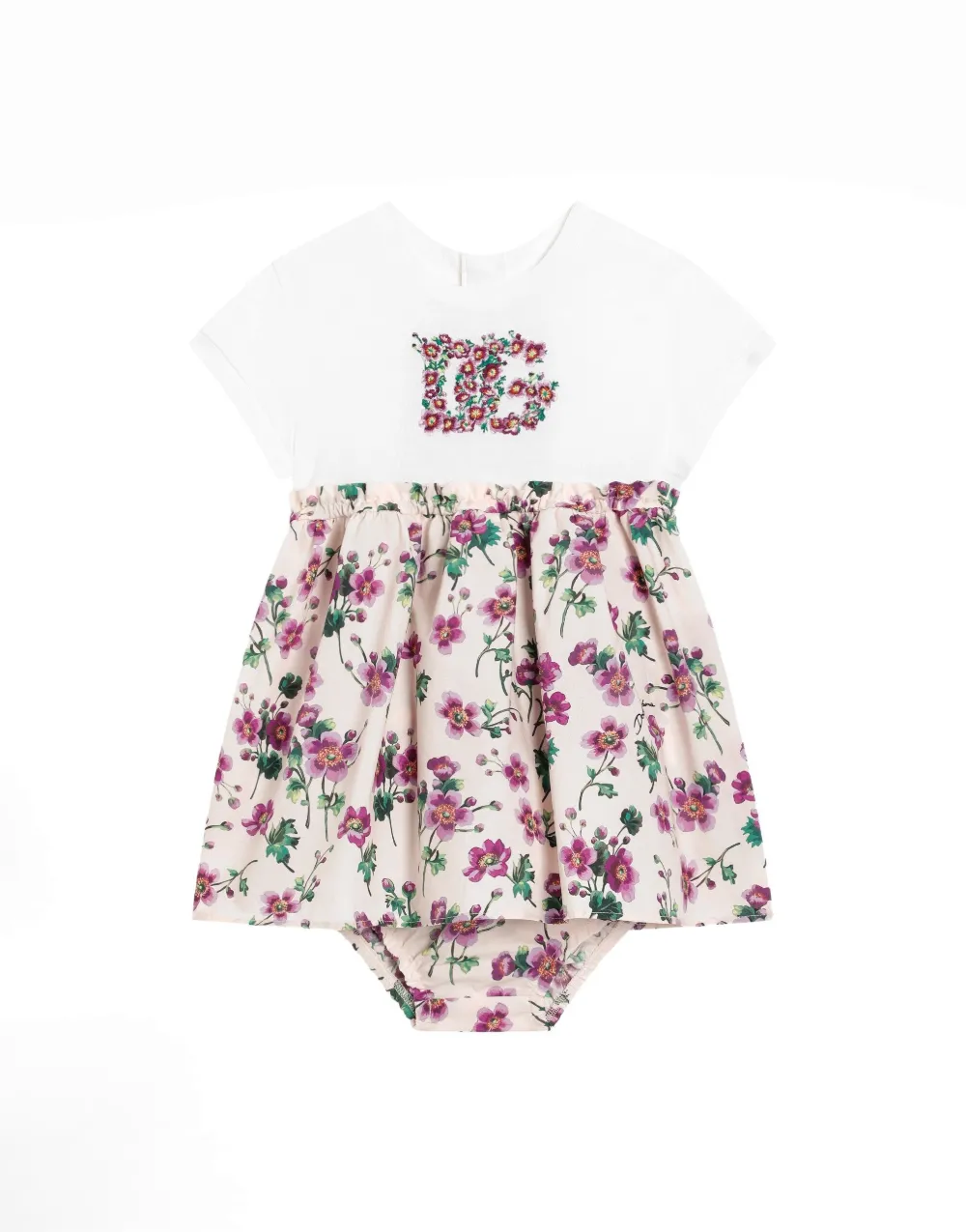 Платье с цветочным принтом Dolce & Gabbana Kids, белый
Платье с цветочным принтом Dolce & Gabbana Kids, белый