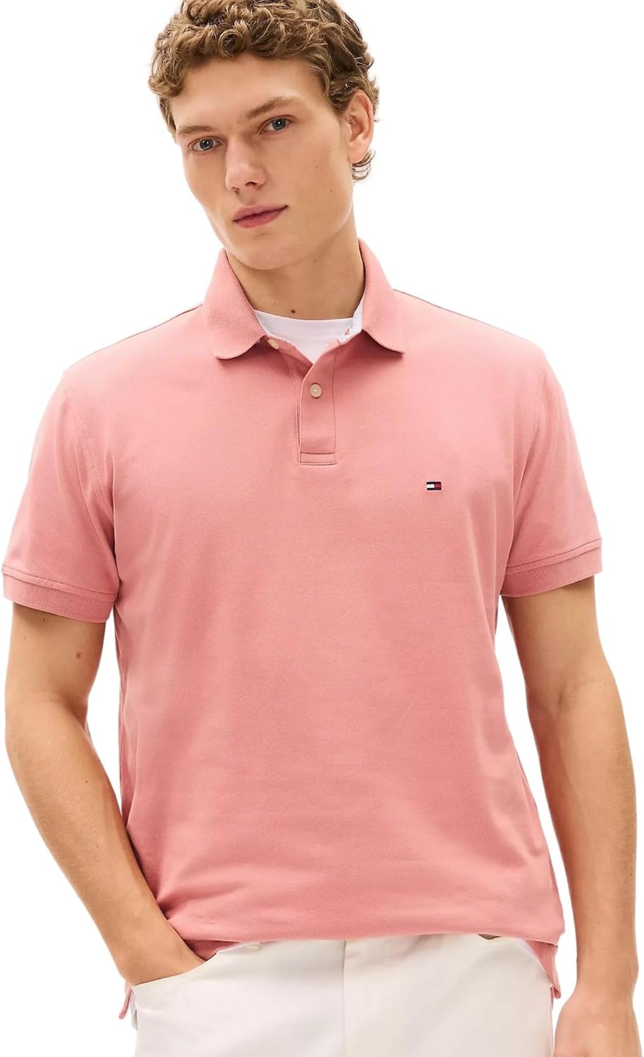 Мужское поло Tommy Hilfiger S/S, Teaberry Blossom
Мужское поло Tommy Hilfiger S/S, Teaberry Blossom