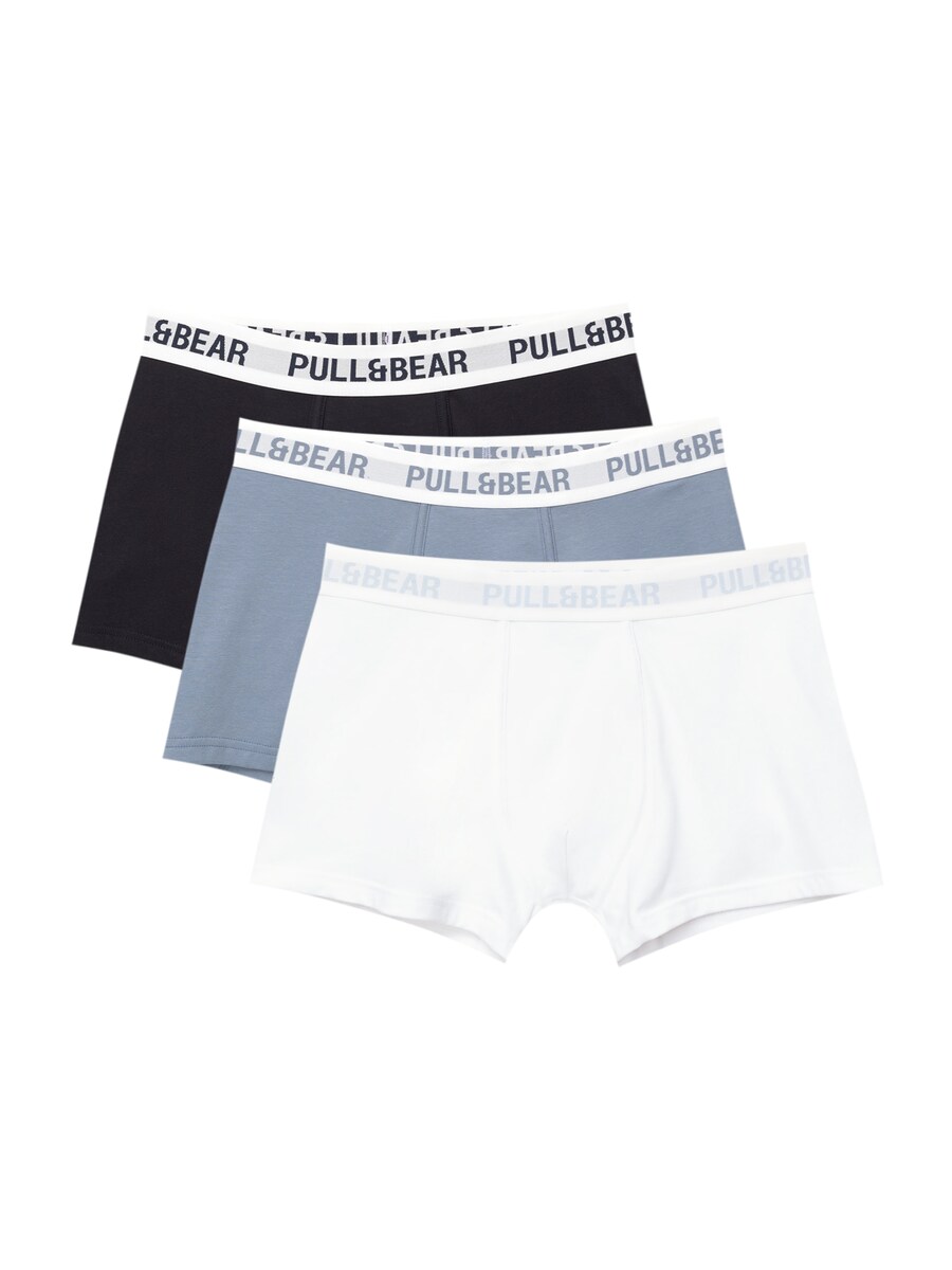 Боксеры Pull&Bear, опаловый/черный/белый
Боксеры Pull&Bear, опаловый/черный/белый