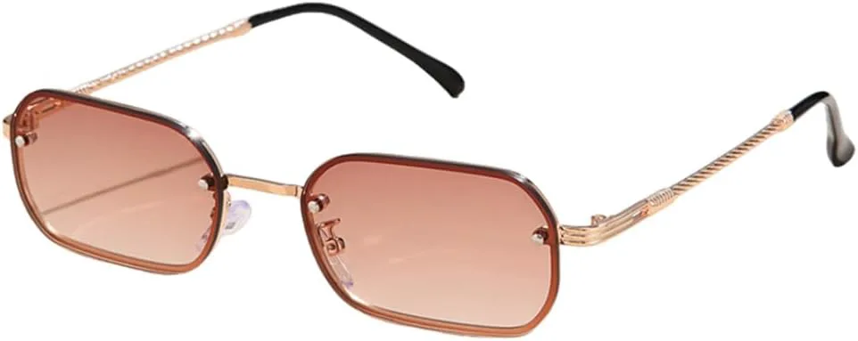 Женские солнцезащитные очки LVTFCO в маленькой оправе, модные черные солнцезащитные очки в винтажном стиле с защитой от УФ-излучения UV400, Gradient Brown
Женские солнцезащитные очки LVTFCO в маленькой оправе, модные черные солнцезащитные очки в винтажном стиле с защитой от УФ-излучения UV400, Gradient Brown