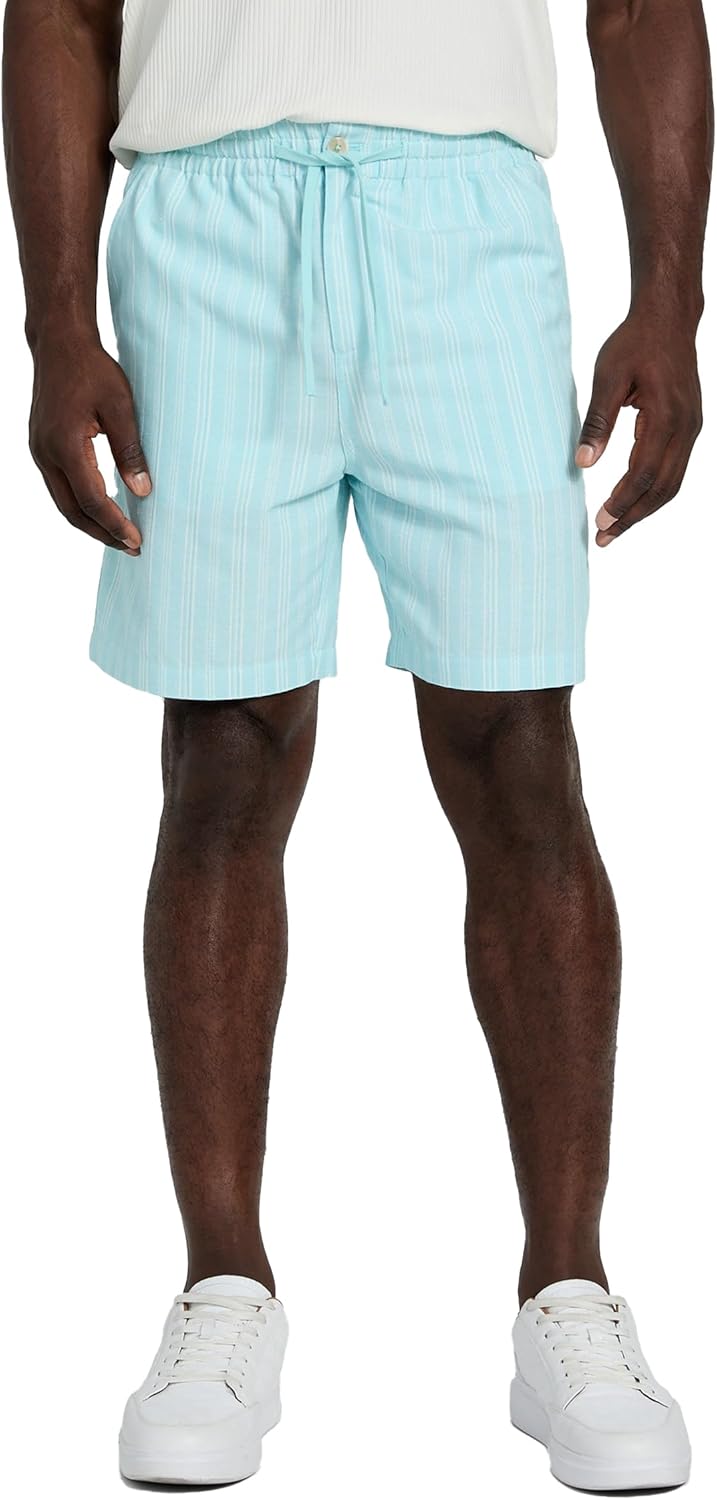 GUESS Мужские шорты Eco Fletcher Linen с кулиской, Dazzle Aqua
GUESS Мужские шорты Eco Fletcher Linen с кулиской, Dazzle Aqua