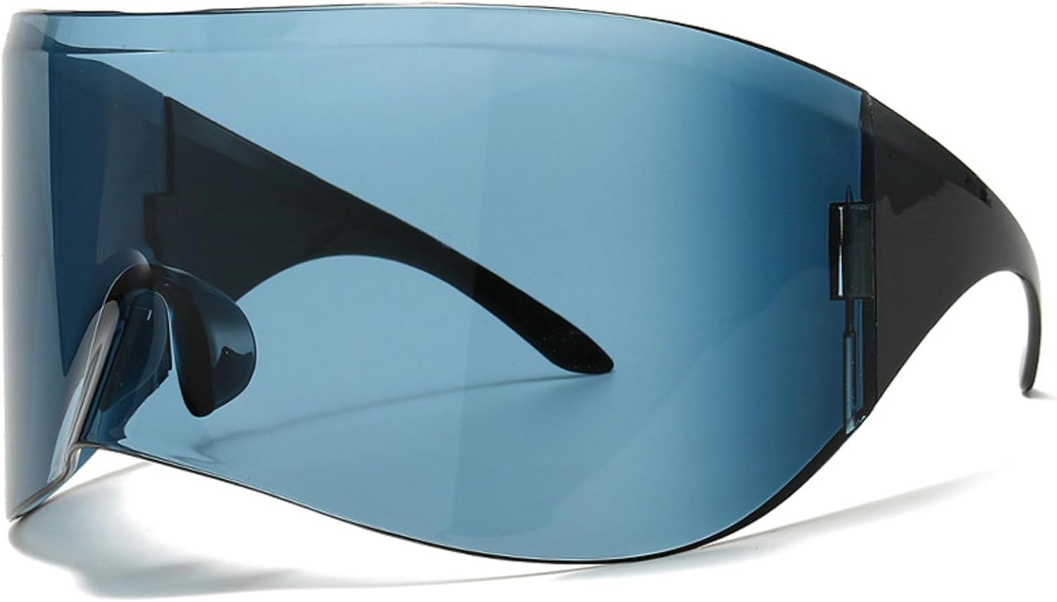 Большие модные солнцезащитные очки-обтекатели для женщин и мужчин, концертные очки в стиле 2000-х, ретро, Y2K, большие безрамочные солнцезащитные очки-щитки mincl, Black
Большие модные солнцезащитные очки-обтекатели для женщин и мужчин, концертные очки в стиле 2000-х, ретро, Y2K, большие безрамочные солнцезащитные очки-щитки mincl, Black