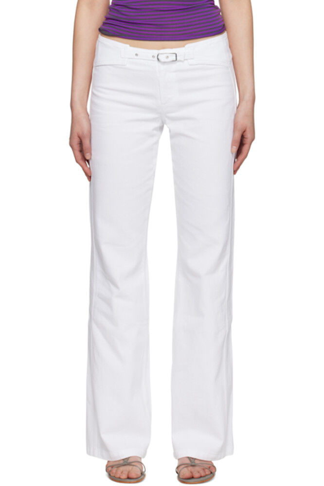 Эксклюзивные белые брюки Nicole Denim от SSENSE Gimaguas
Эксклюзивные белые брюки Nicole Denim от SSENSE Gimaguas