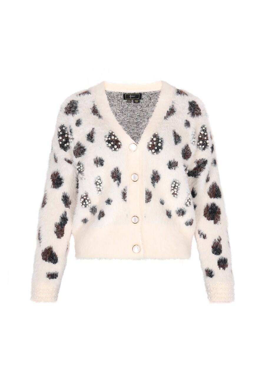 Вязаный кардиган faina, белый 
Вязаный кардиган faina, белый